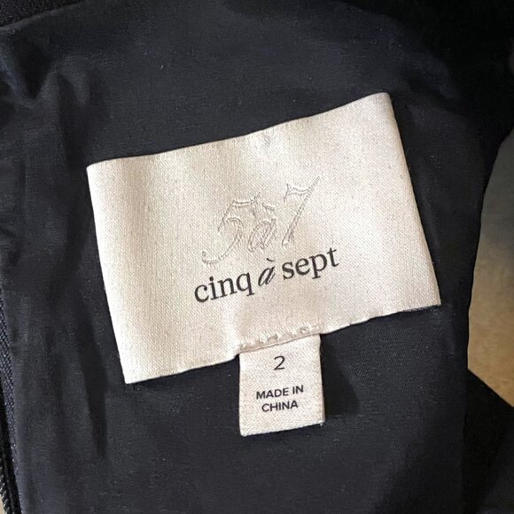 Cinq à Sept Ava Mock-Neck Crepe Grommet Dress ASO Isabelle Lightwood - Picture 8 of 11